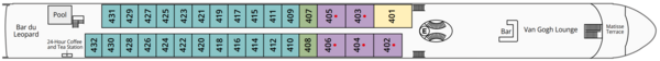 Uniworld SS Catherine - Deck 3, Camargue Deck.png